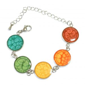 Rainbow 5bezel bracelet