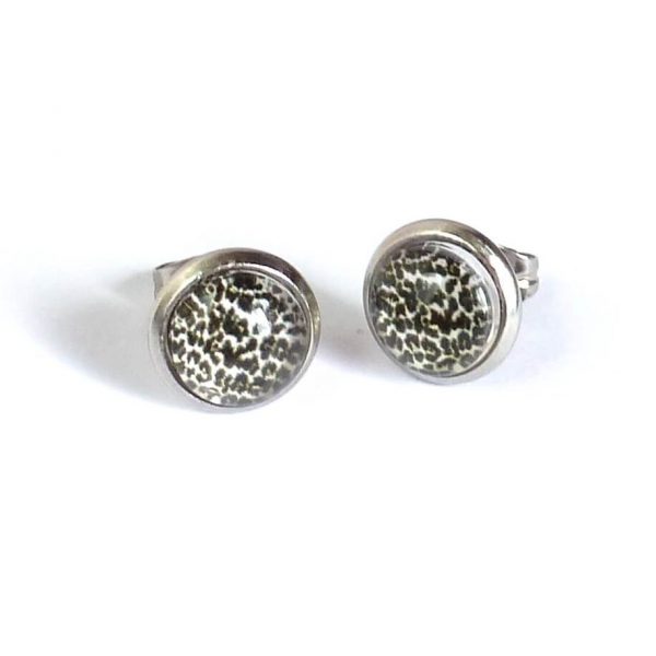 10mm silver studs on white