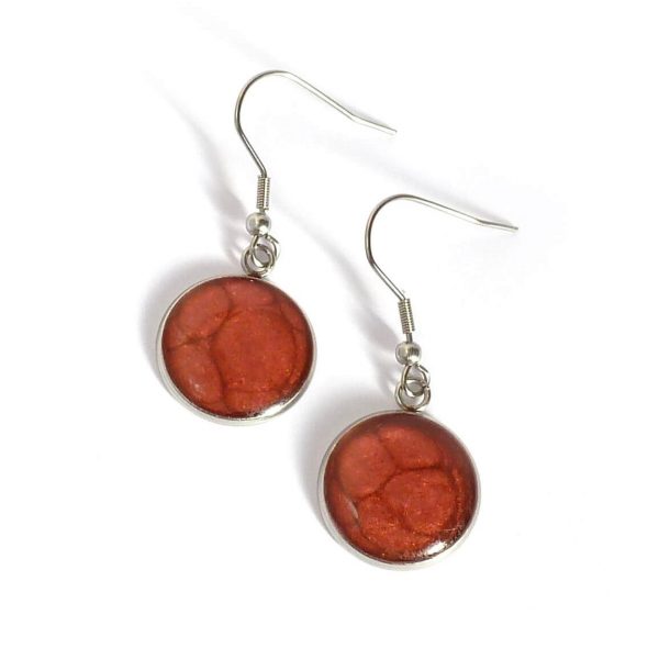 red 18mm dangle on white